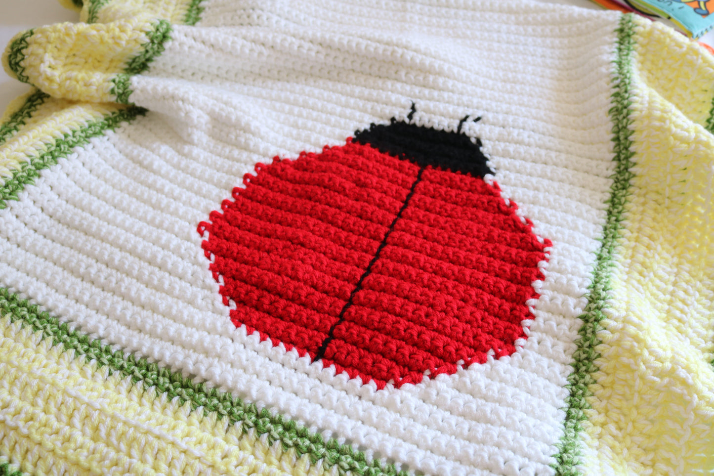 Ladybug Baby Blanket