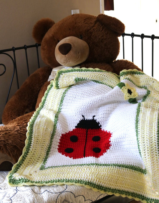 Ladybug Baby Blanket